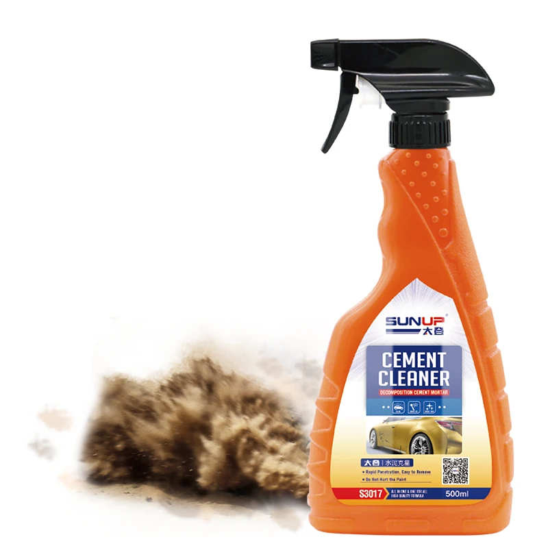 Car Care Products Cement Residue Cleaning Detergent Spray Cement Cleaner