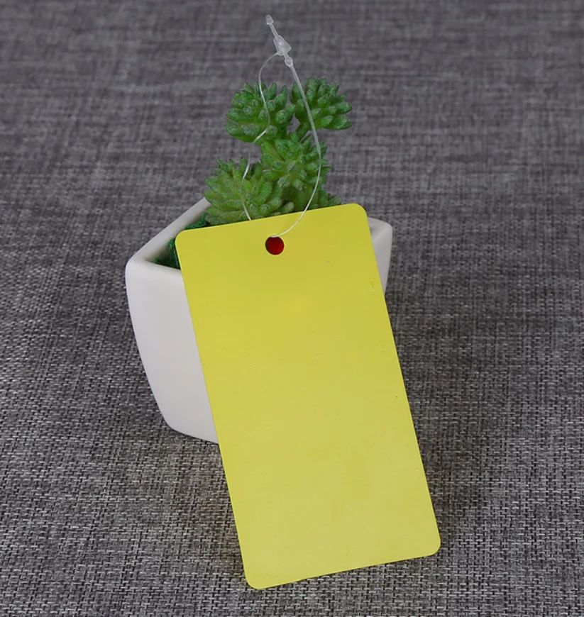 Custom color plastic card pvc  waterproof tag, Garment Hangtags