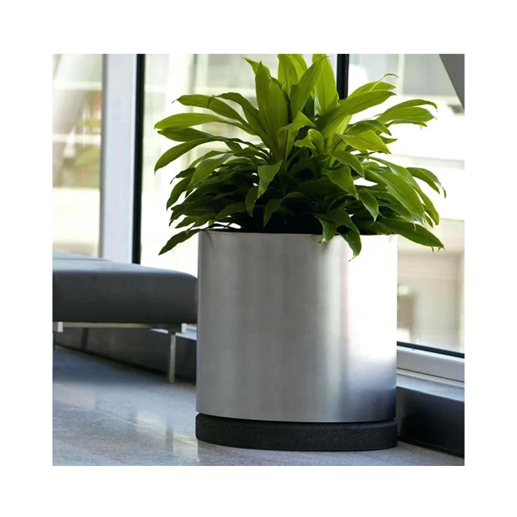Corten Steel Metal Garden Plant Pot Stainless-Steel-Planter Stainless Vase Customize