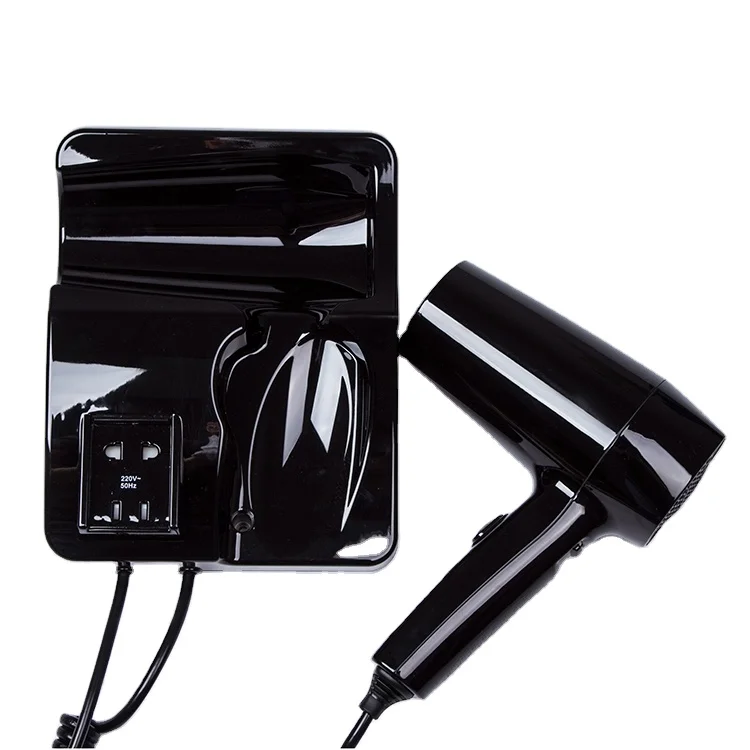 FANREIGN FL -2107 1600w Hotel Hair Dryer Low Noise ABS Plastic Wall Mounted Hair Dryer With Shaver Socket For Bathroom
