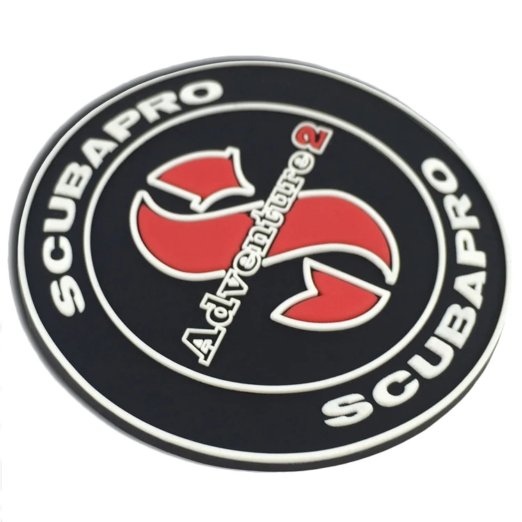 Customized Reflective Logo Printing Branding Embossed Tpu Badge