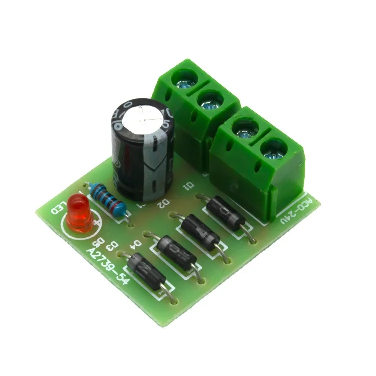 Soldering Diy Kit IN4007 Bridge Rectifier Circuit AC DC Converter Full Wave Rectifier PCB Board Parts Electronic Suite