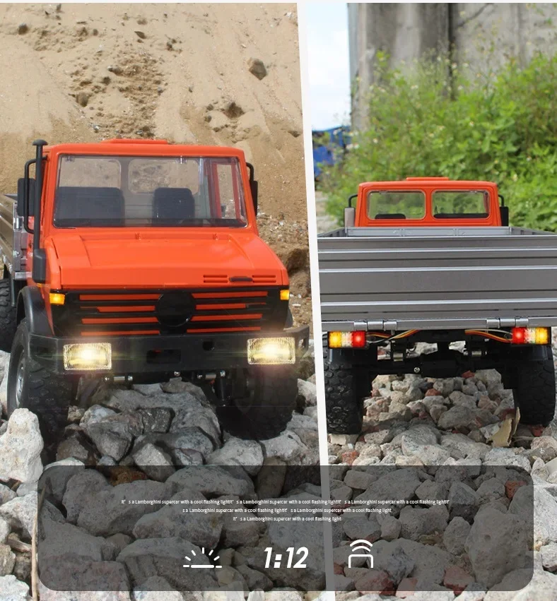 SJY-LD1201 1:12 RC Toy Model Differential Lock Gearbox Five Channel Climbing Buggy Boy Gift