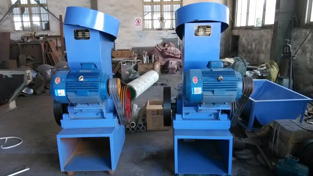 Yanfeng small recycled scrap crusher/grinder machine waster plastic chipper