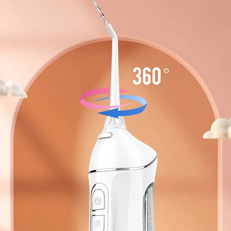 Mornwell F27 Electric Oral Irrigator with Travel Bag Cordless 4 Modes Portable Water Dental Flosser 200ML Water Tank Home Travel