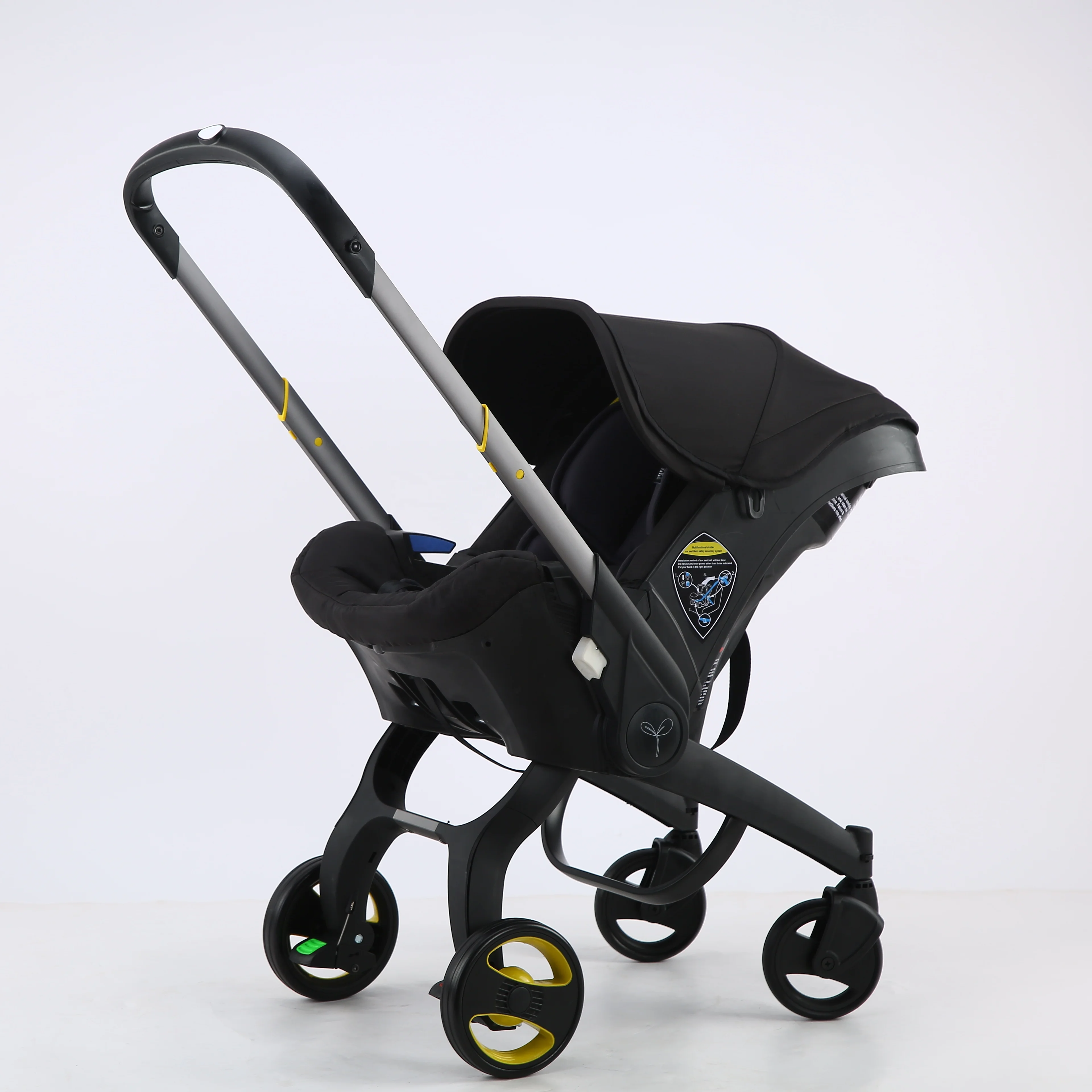 Amazon sells well 4 in 1 baby stroller Safety basket safety seat cradle stroller converts to car seat