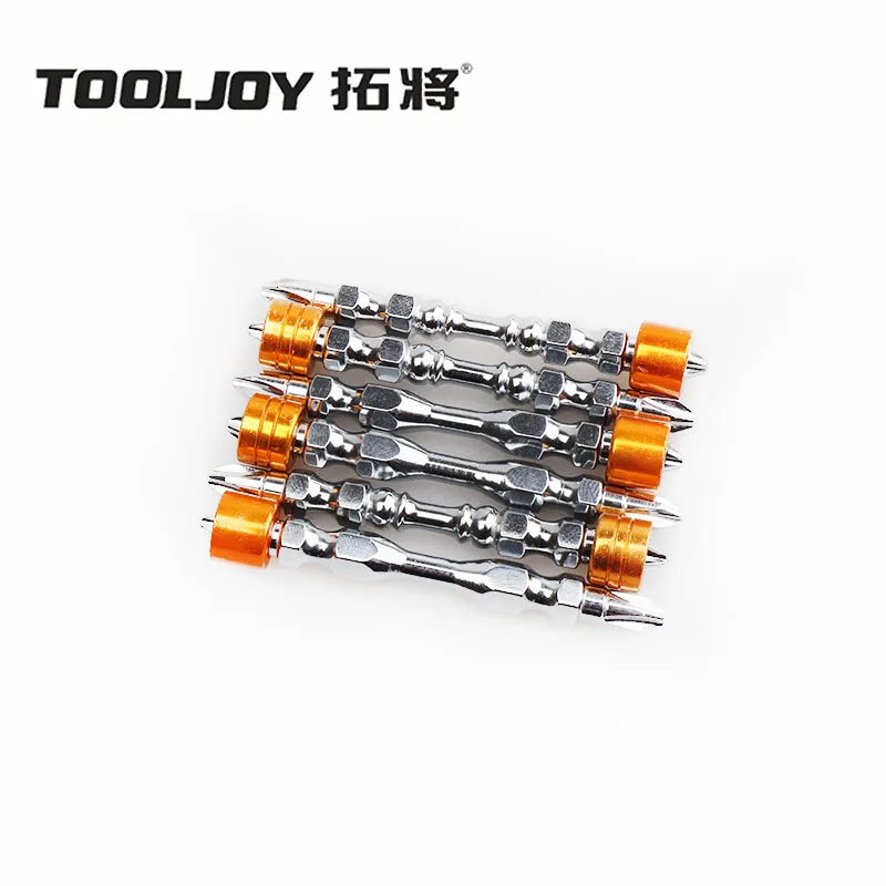 TOOLJOY Factory Wholesale S2/CRV 65mm Double End Screwdriver Bits High Quality Screwdriver Bits with Magnet Ringic