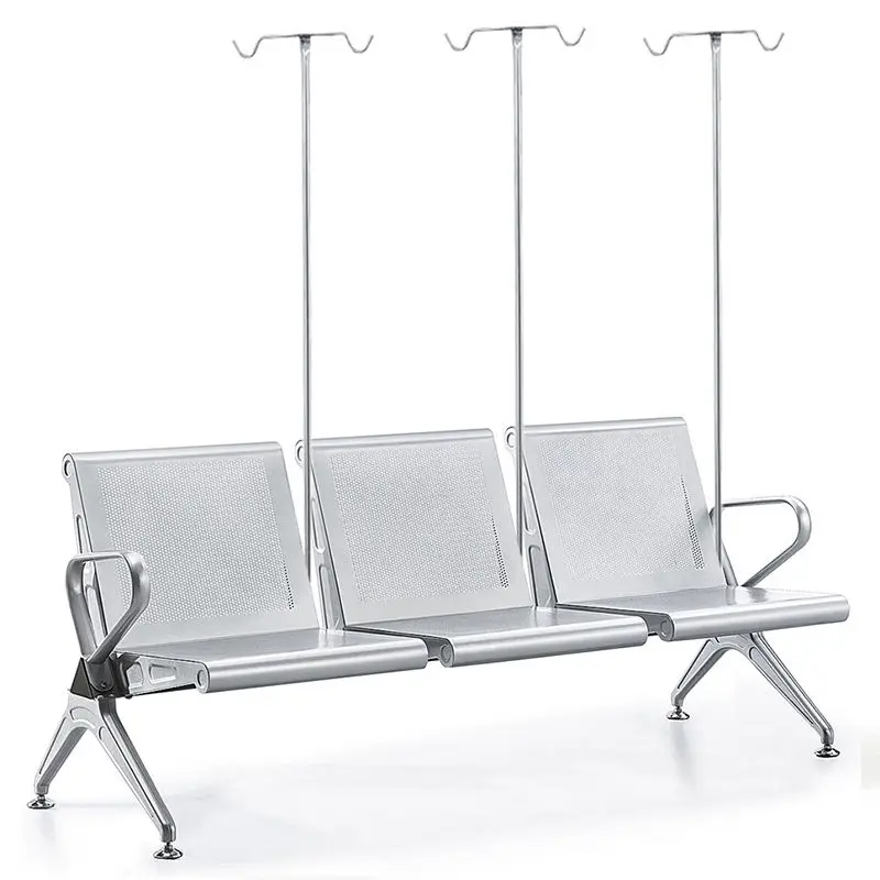 Wholesale Factory Price Hospital Metal Furniture 3 Seaters Accompany Chair Waiting Chair for Hospital Airport