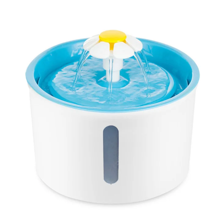 1.6L USB Cable Replaceable Filtration Automatic Circulation Activated Carbon Pet Feeder Cat Water Fountain water