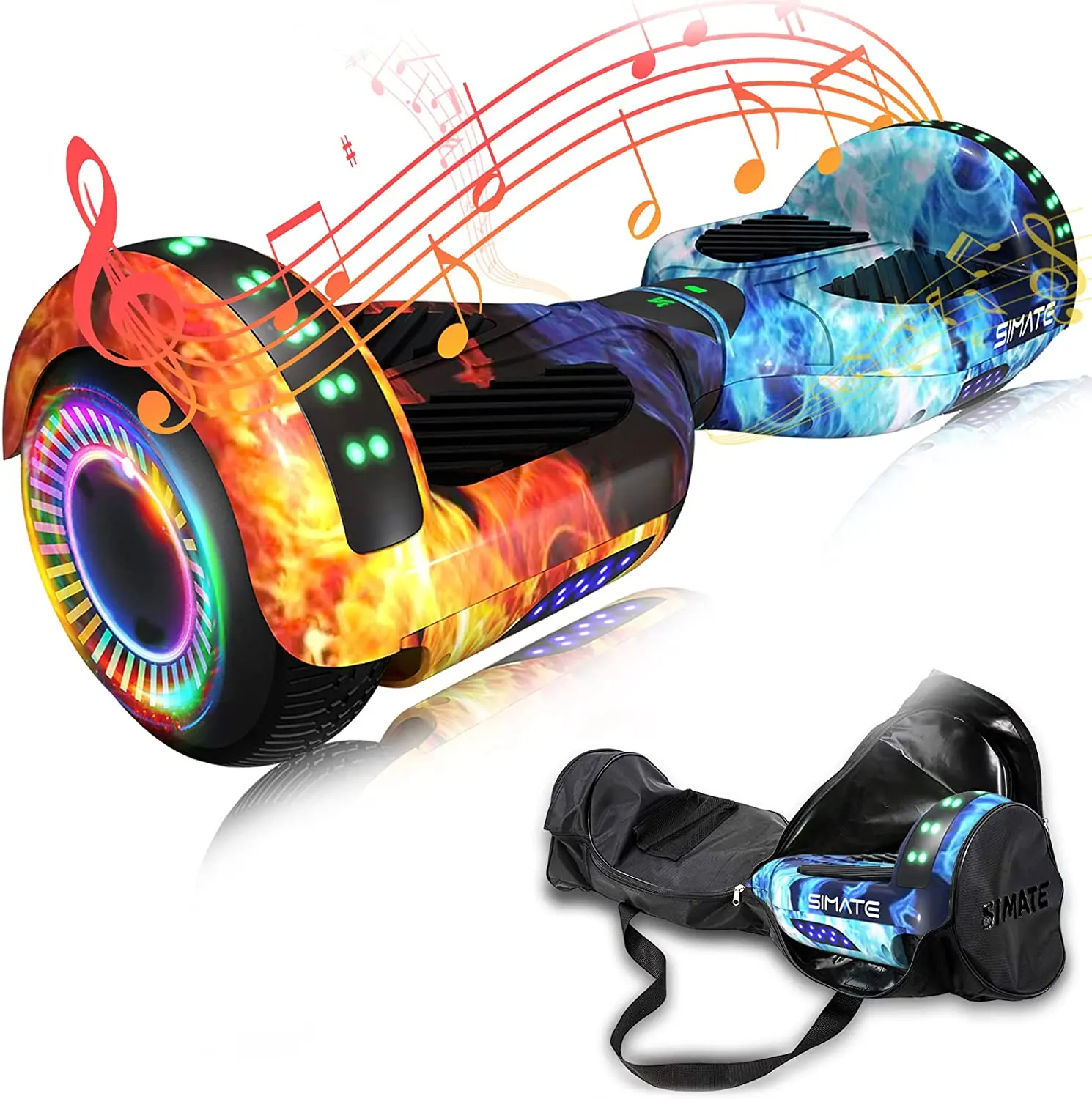 6.5 inch Hover scooter made in China electric hoverboard 250w dual motor electric scooter 2 wheels free shipping in USA