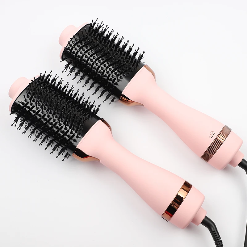One 1000W Hair Styler Tools Hot Air Brush Professional Straightener Comb Hair Brush Blow Dryer With Comb For Styling And Drying