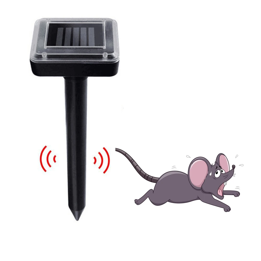Ультразвуковой отпугиватель мышей и змей, на солнечной батарее