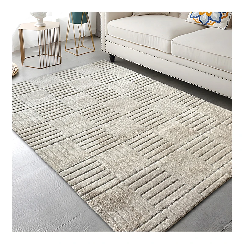 Simple and versatile 3D rugs Nordic Carpet Bedroom Living Room Carpet home decor Teppich fur Innenraume