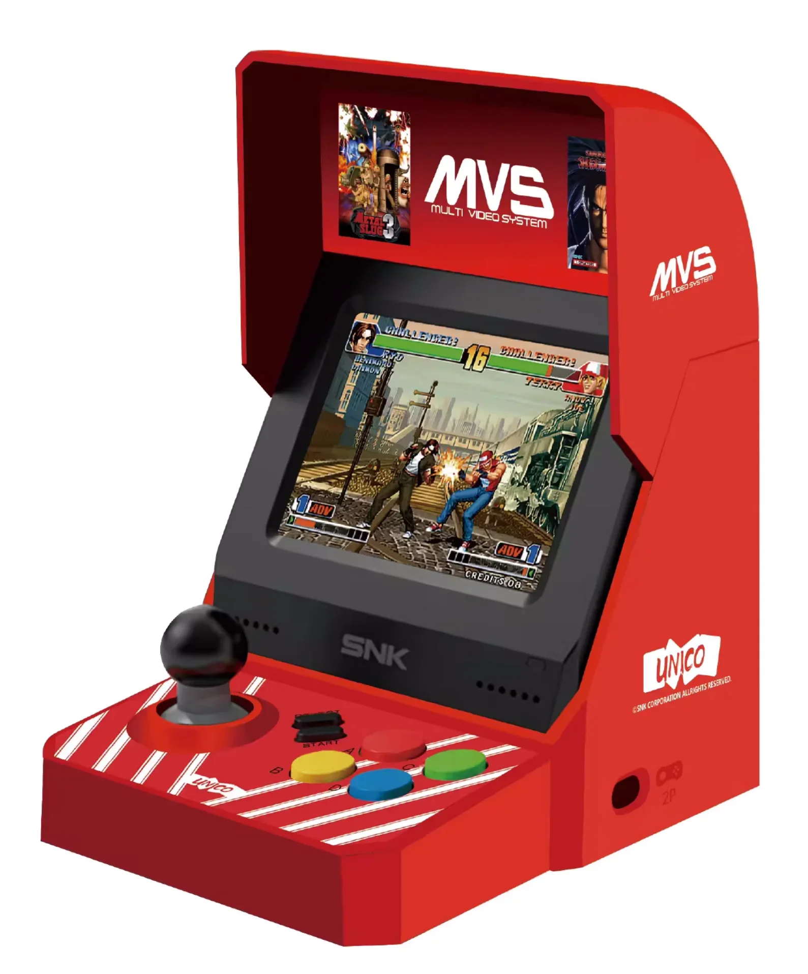 MVS Mini Retro Joystick Game Console Portable Can Connected to a Large Screen,45 Classic SNK KOF N Metal Slug Game Arcade