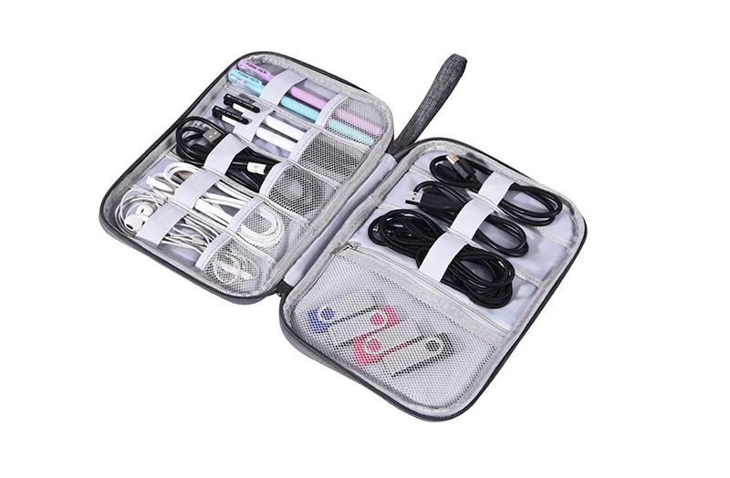 Digital Charger Storage Bag Earphone Wire Bag Power Bank Travel Kit USB Data Cable Storage Bag