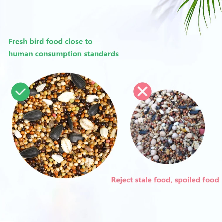 Pet Supplies OEM Custom Bird Food 1LB 2LB 3LB 4LB 5LB 10LB 500 Gram 1KG 2KG 3KG 4KG 5KG 10KG 1 2 3 4 5 10 Pounds Kilograms Ton