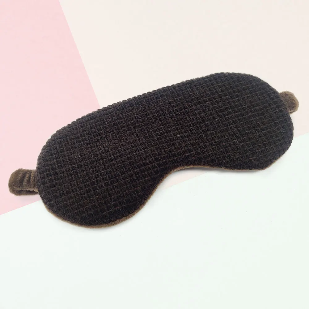 free sample microwave heat pack Salt weighted hot eye pad microwavable warm compress heating eye mask for eye care
