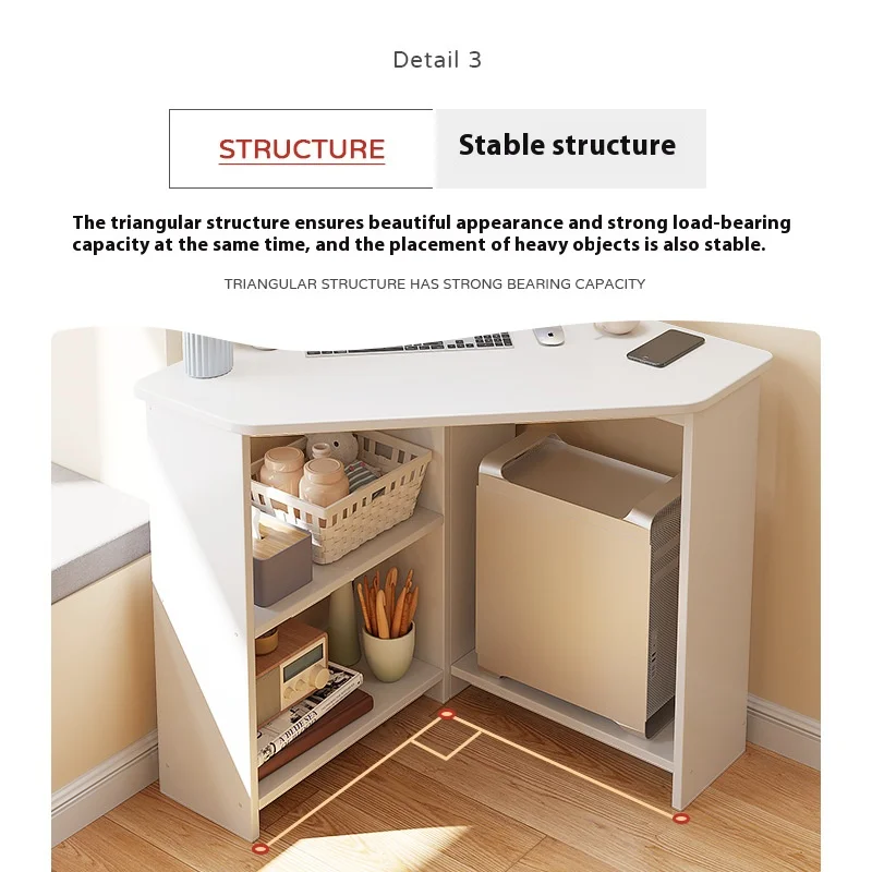 Small corner computer desk desktop home office desk simple bedroom corner desk student writing table