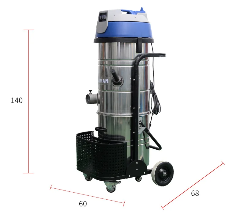 RV10063  wet and dry industrial vacuum cleaner with  tank 100L