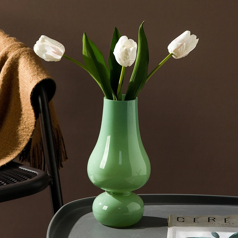 Creative Clear Glass Vase Minimalist Hydroponic Flower Vase Table Top Decoration Vase