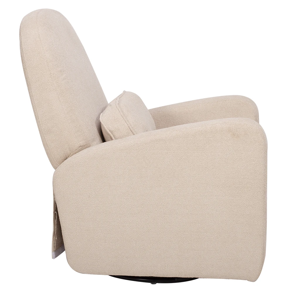 Sans Modern Luxury Fabric Manual Swivel Glider Rocking Chair Recliner