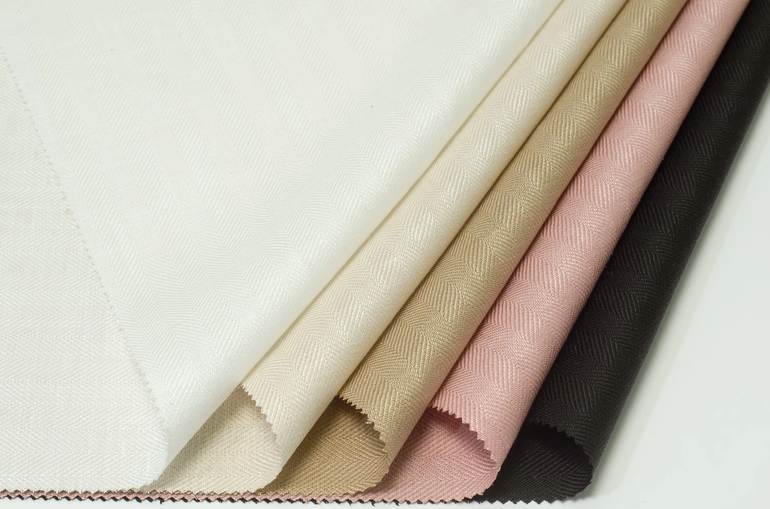 3240# Sample Card 205gsm 75%tencel 25%linen Herringbone Twill tencel Lyocell Linen Woven Fabric for Clothing