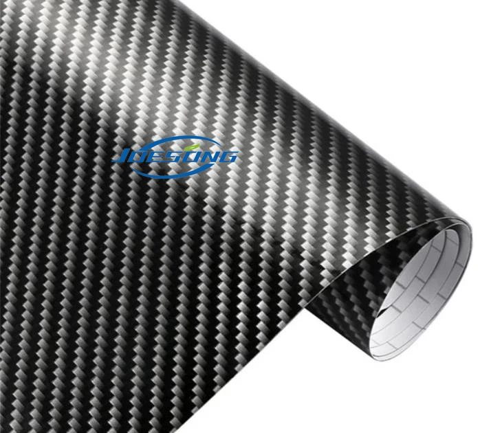 Factory price wrapping car vinyl   High Quality Car Wrap Sticker 2D 3D 4D 5D 6D Gloss Black Color Carbon Fiber Vinyl