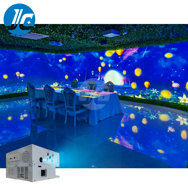 3D Interactive Touch Projector Game Screen Immersive Interactive Wall Projection