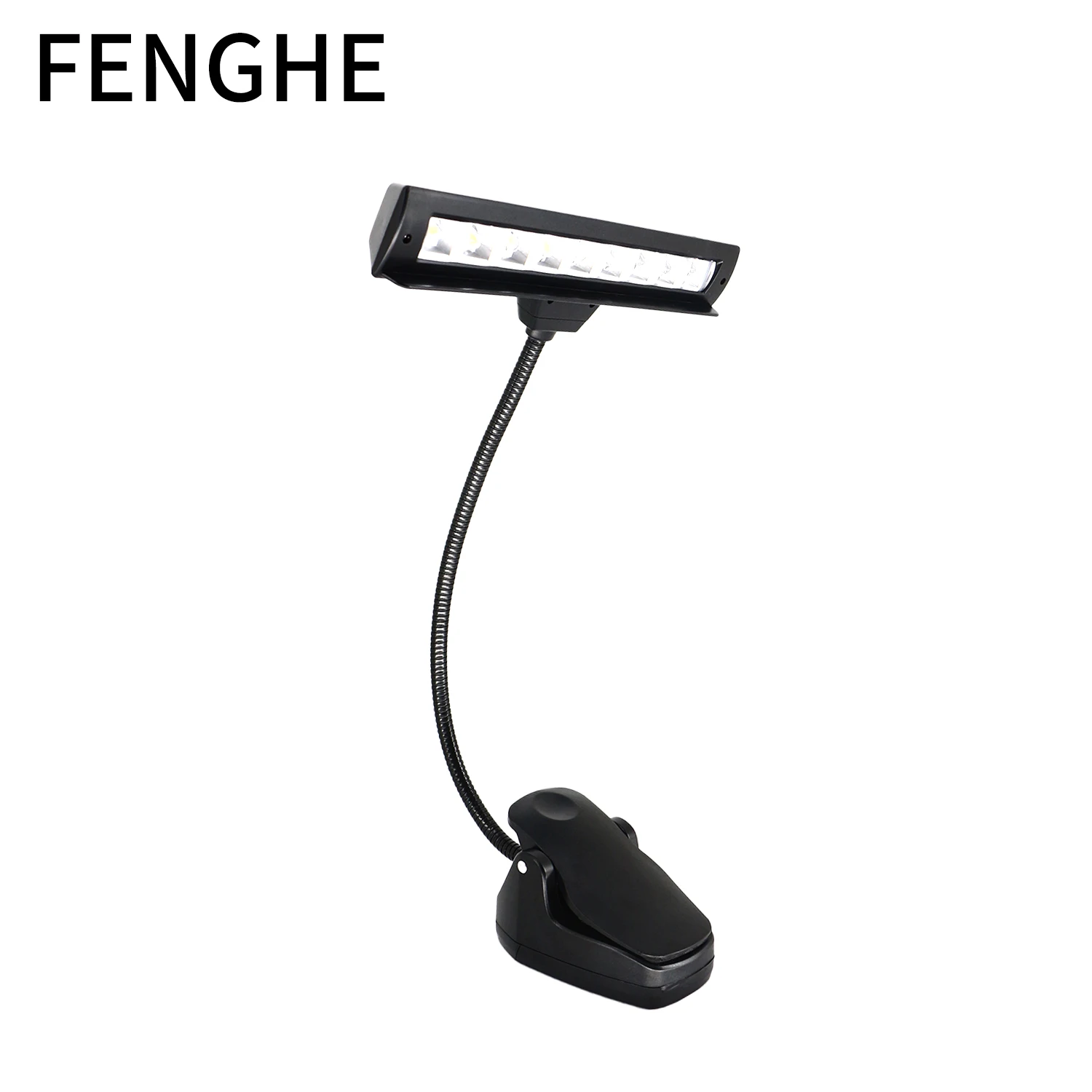 LED Music Stand Lamp 3 Levels Brightness Rechargeable Clip on lamp Book Reading Light for Piano  Music Stand