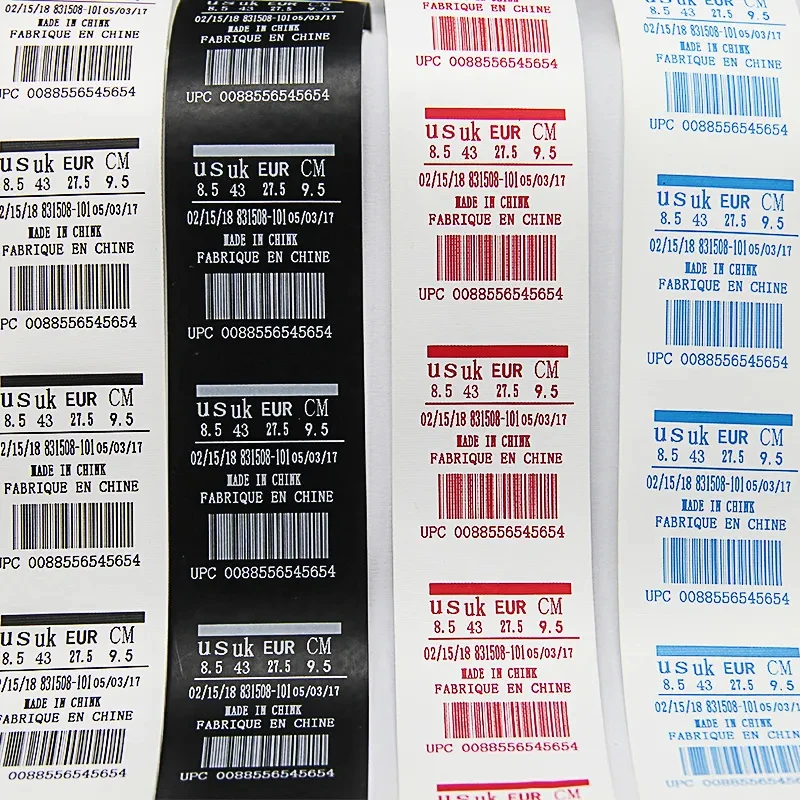 custom High temperature resistance waterproof hot melting press Clothing Care Sport Shoe Tongue Tpu Film adhesive Label tag