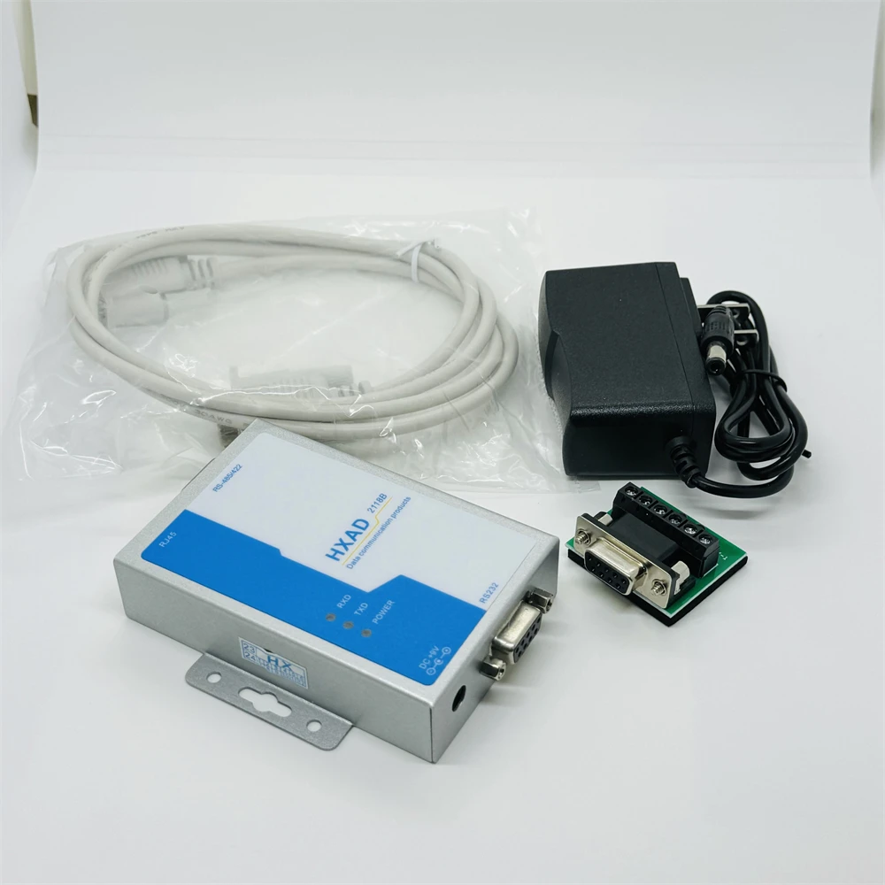 DB9 RS232 to RS485 RS422 Active Converter RS-232 RS-485 RS-422 Data Communication Adapter with Isolation Anti Lightning 1.8KM