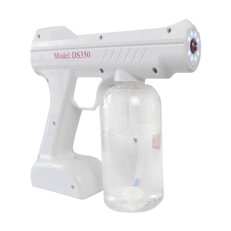 Wireless Blue Light Nano Spray Gun with Build In Battery  Portable  Electric Nano Gun Disinfection Spray Gun