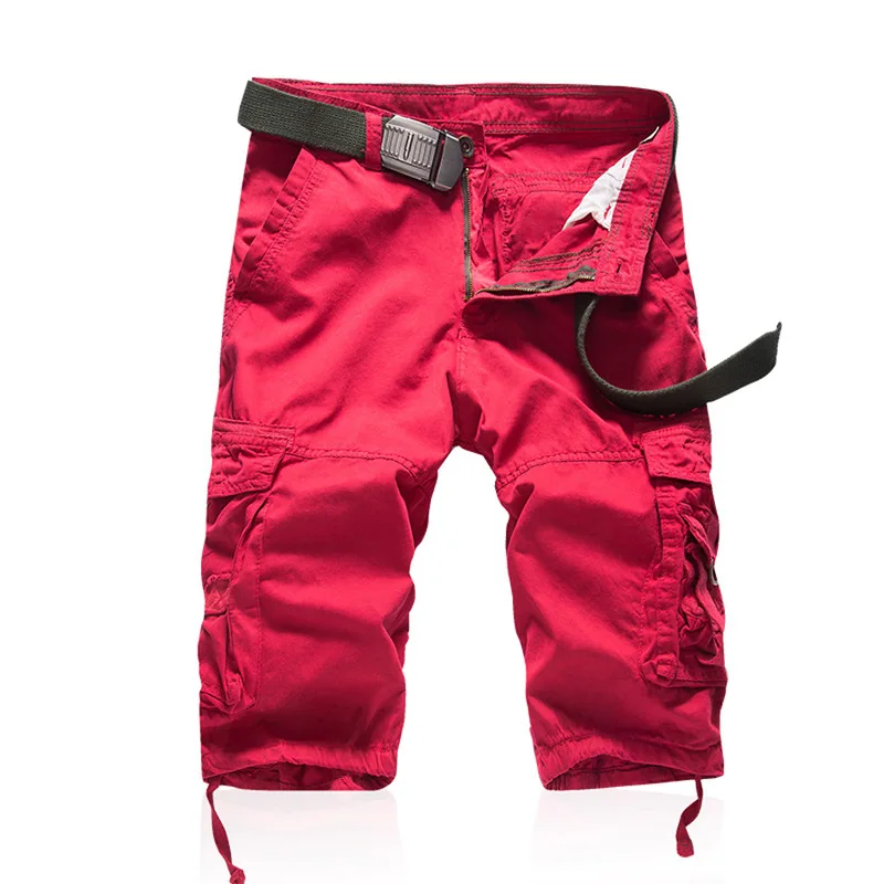 Workwear Outdoor Plus Size Shorts Loose Jumpsuit Pants Trousers Man Dungarees Beach Camo Capris Pants