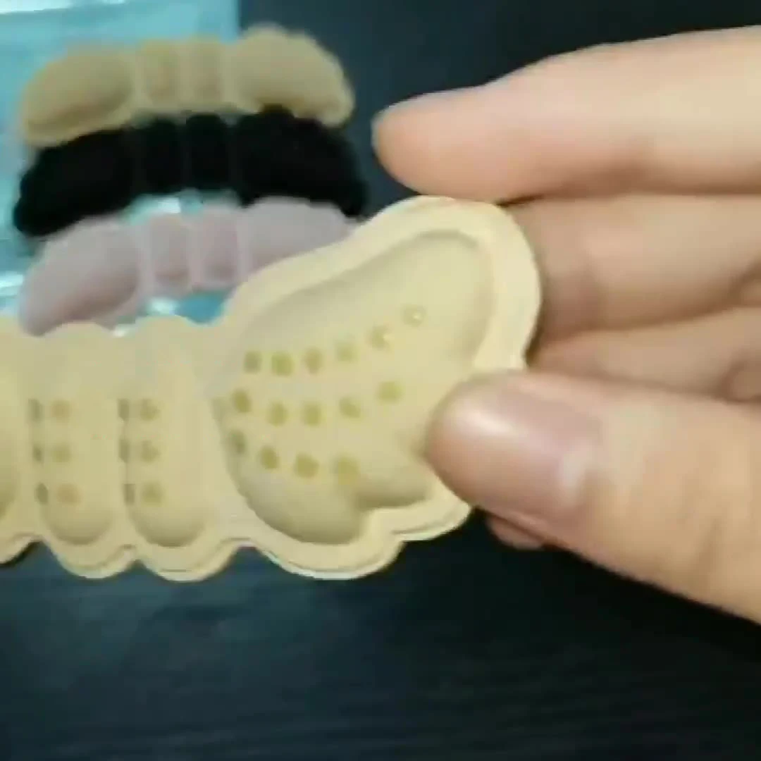 Women anti wear heel patch with thickened butterfly shaped adhesive anti slip high heels heel patch