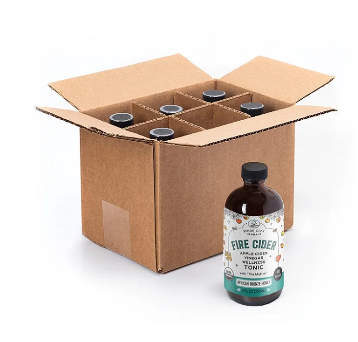 
African Bronze Honey Fire Cider 6pk 8oz Liquor Drinks Alcoholic Beverage 