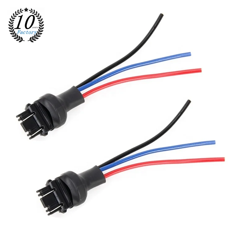 Штепсельная Вилка SKYEARTH 3157 3156 T25, штепсельная вилка, соединители, жгут проводов 3157, штепсельная лампа, тормозной сигнал поворота, провод