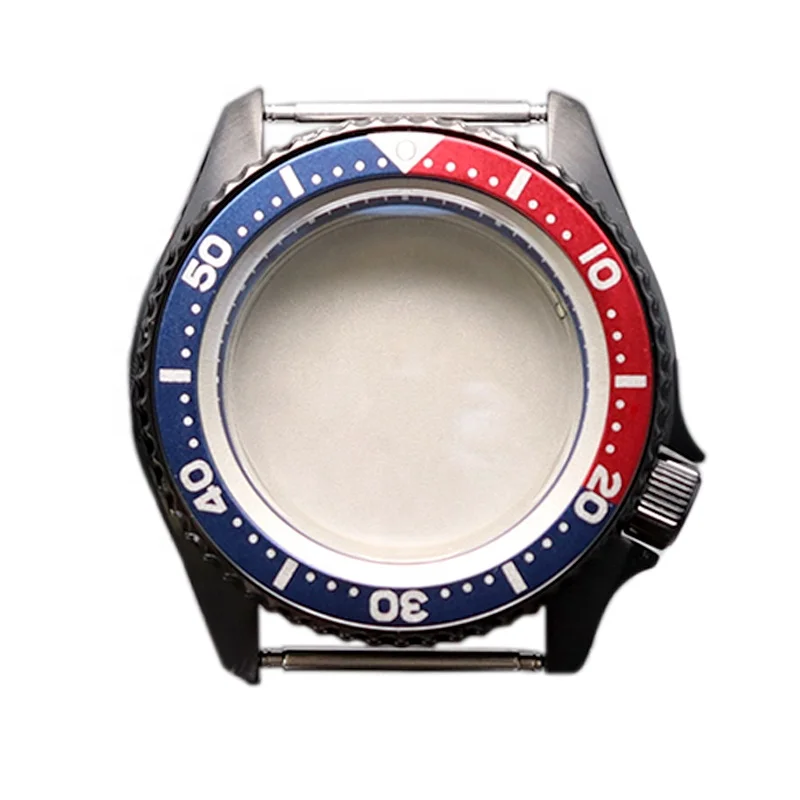 42.5mm watch case stainless steel accessories & parts fit skx007 skx009 skx mod nh34 nh35 nh36 nh38 movement