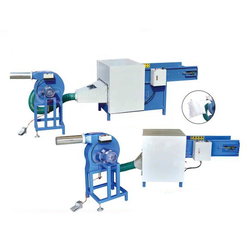 90kg/h Fiber Opener Polyester Fiber Opening Machine PP Cotton Waste Recycling Carding Machine For Pillow Filling