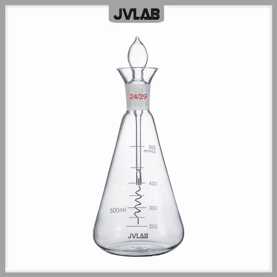 Quartz Conical Laboratory Equipment Flasks Platinum Wire oxygen Quartz Glass Bottles Conical Flask 250ml 500ml 1000ml