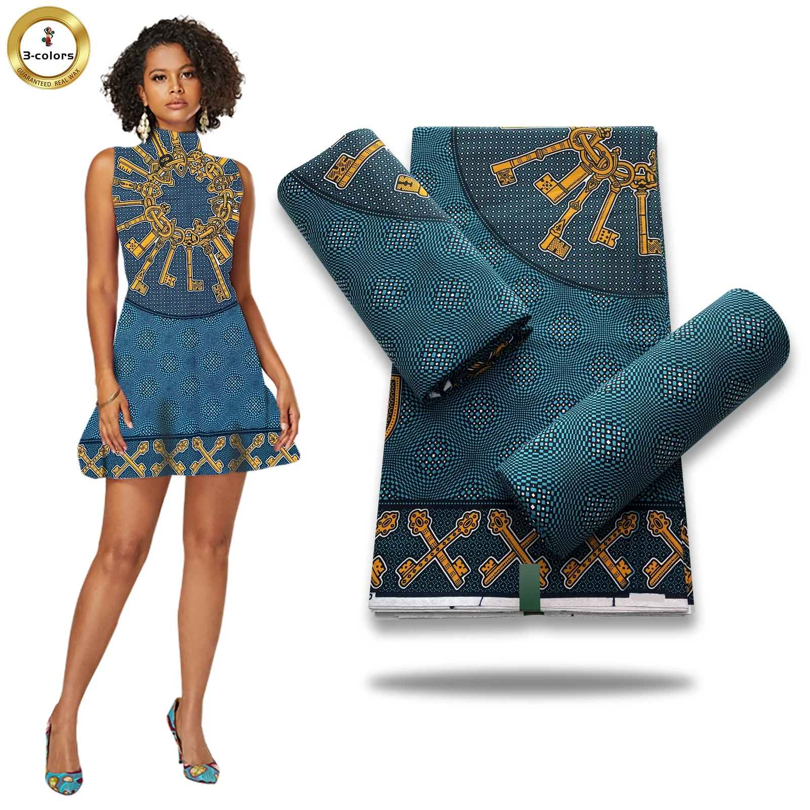 factory many pattern designs Hot sale african wax prints fabric for costumes