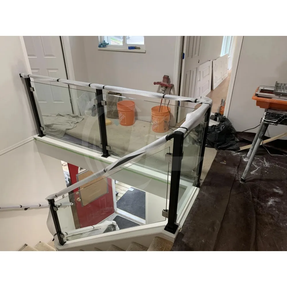 Architectural Glass Railings Glass Guardrail Toughened Glass For Balconey Railing Price Per m2