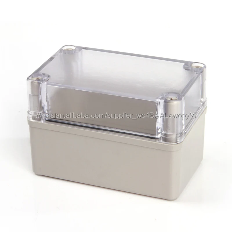 High quality 80*130*85mm plastic waterproof clear cover electronic enclosure
