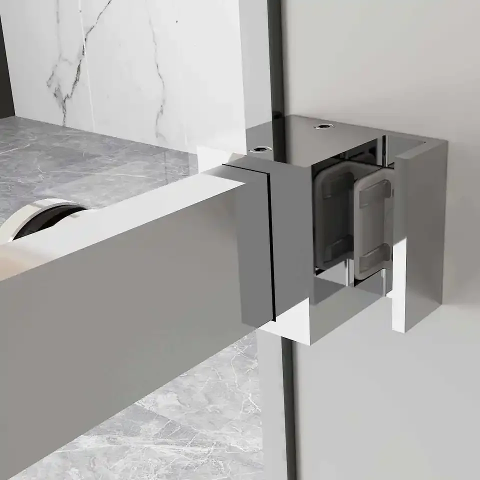 Custom Design Acrylic Shower Room Enclosures Frameless Sliding Glass Shower Door with Aluminum Hardware