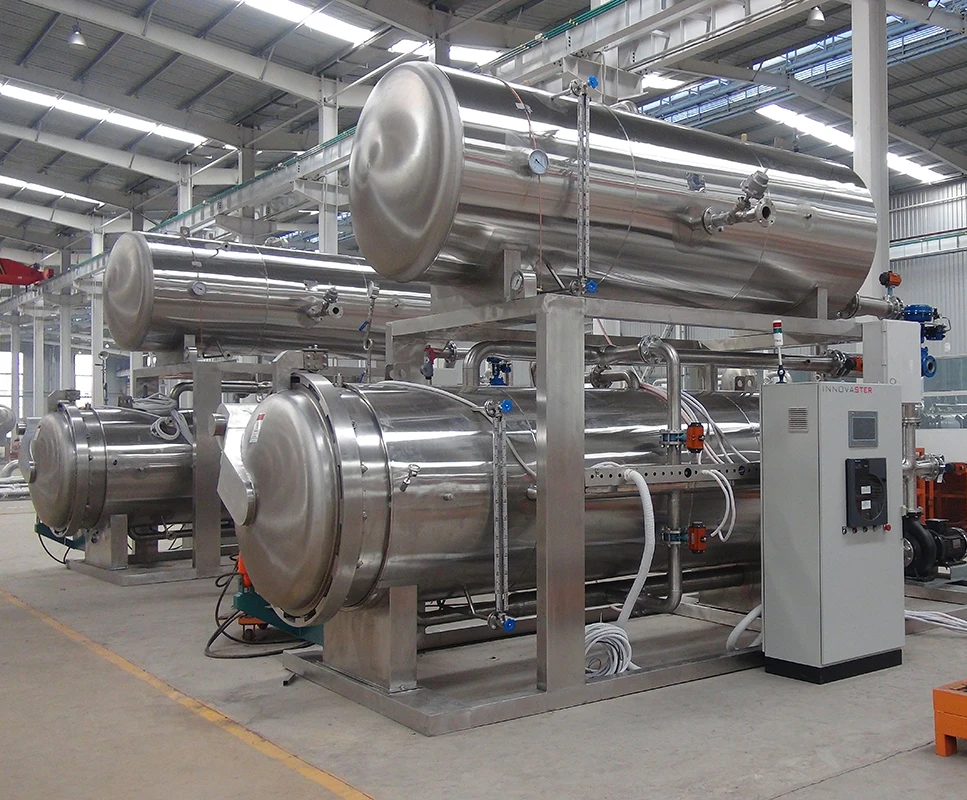 Роторный Автоклавный ретортный аппарат для стерилизации сгущенного