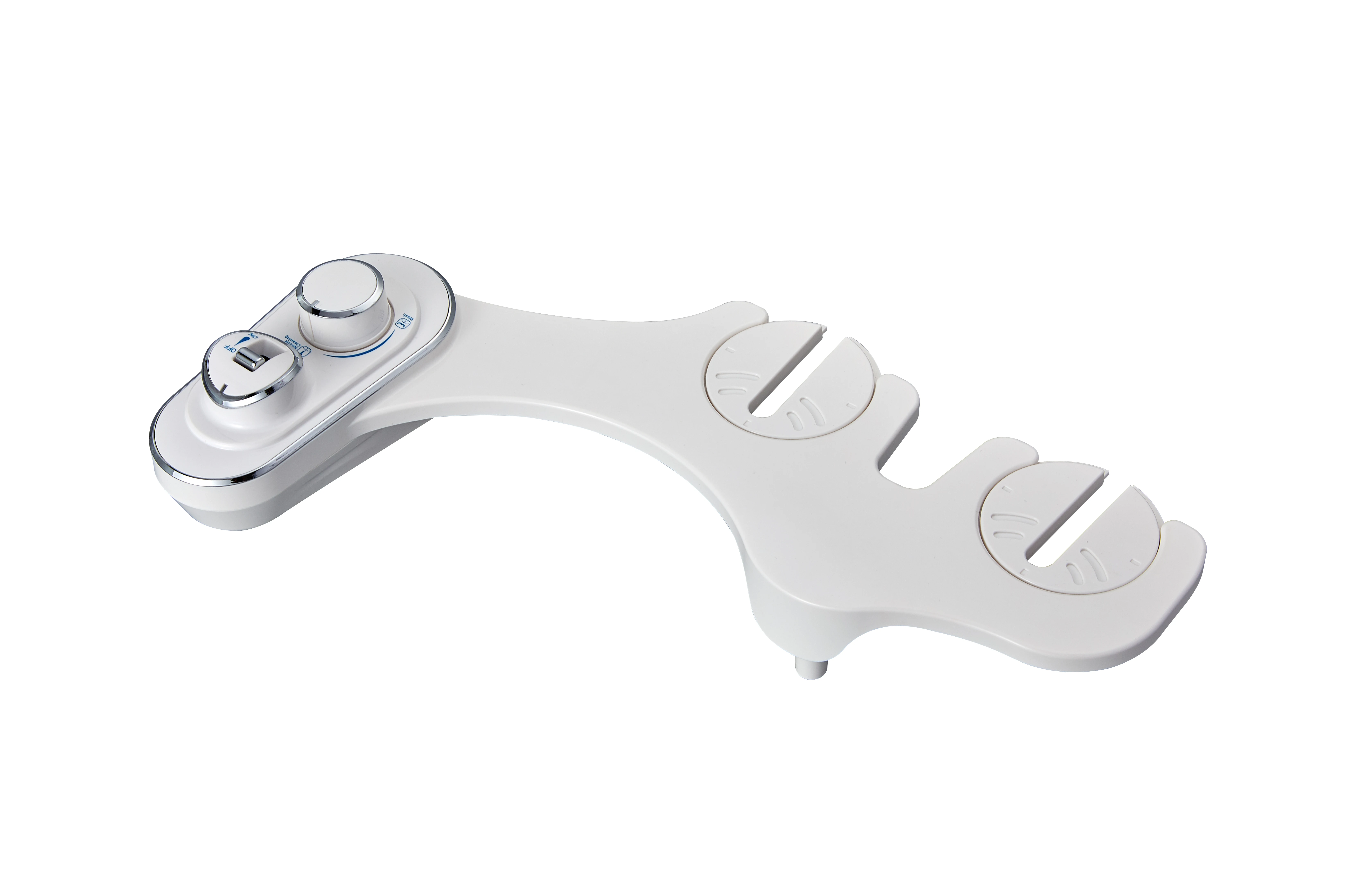 Non electric cold water with dual sprayer  nozzles bidet attachment for toilet