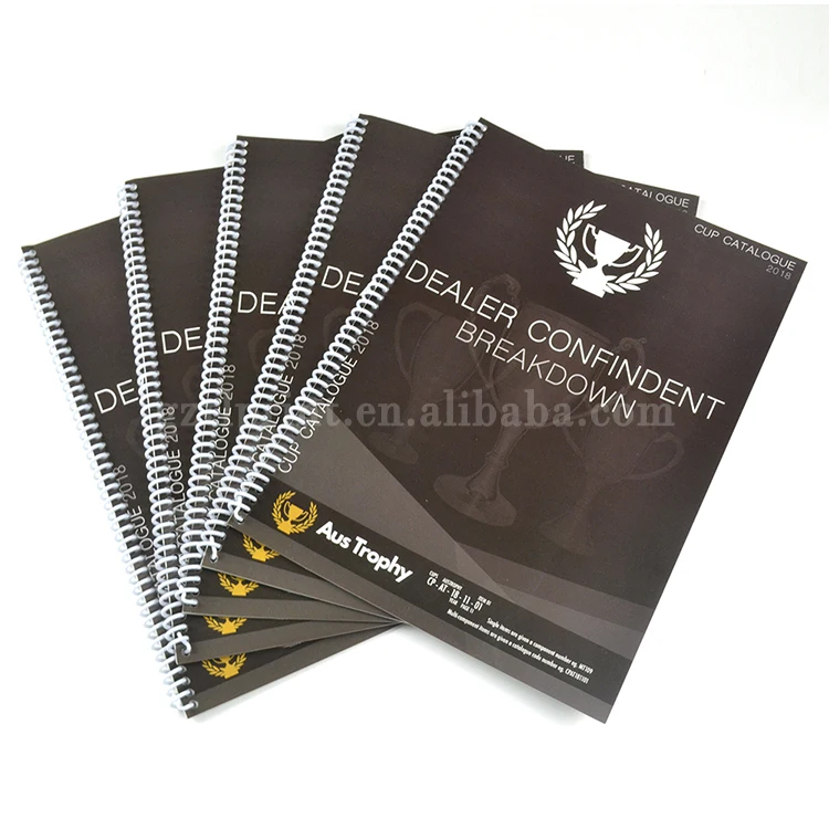 
Good Price High Quality Production List Wire O Bound Catalogue Spiral Book Printing China 