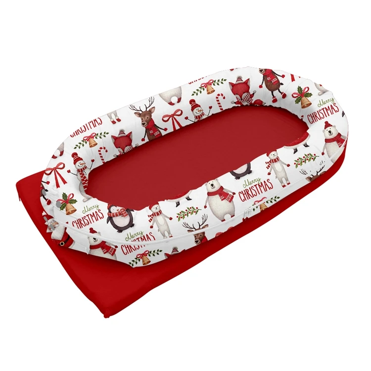 
New Born Two Side With Mattress Baby Braided Nest Protect 