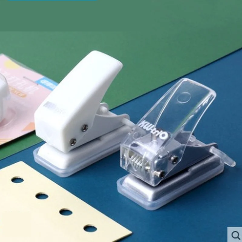 Креативный мини-Дырокол в форме одного отверстия для планировщика, дисковое кольцо, «сделай сам», резак для бумаги, 10 страниц, Ремесленная машина, офисные принадлежности