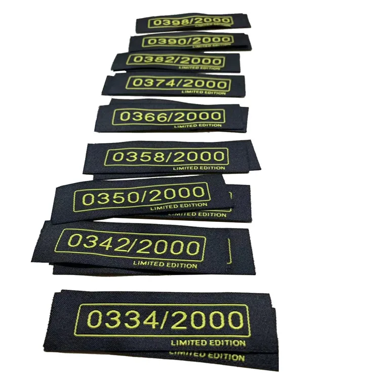 Chaohong Continuous Unbroken Woven Serial Number Labels