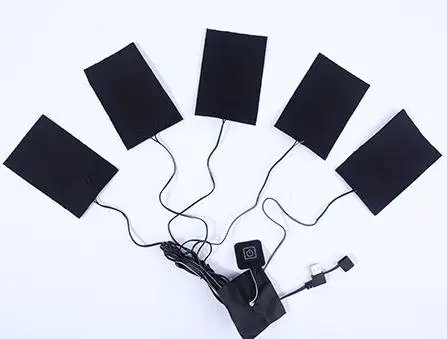  Грелка для одежды с зарядкой от USB 5 В электрическая грелка 3 режимами регулируемой температурой жилета